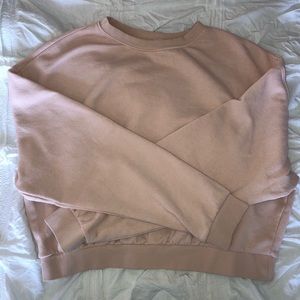 pale pink crewneck